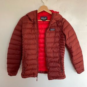 Patagonia down hooded jacket